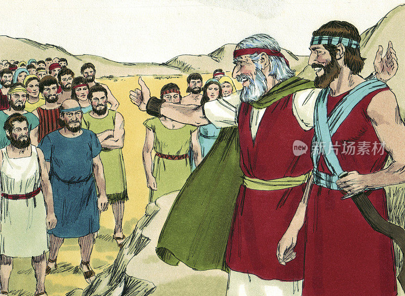 摩西，约书亚和以色列人