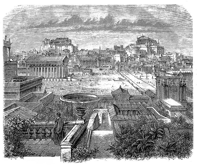 罗马广场，视觉重建