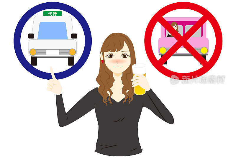 禁止酒后驾车。