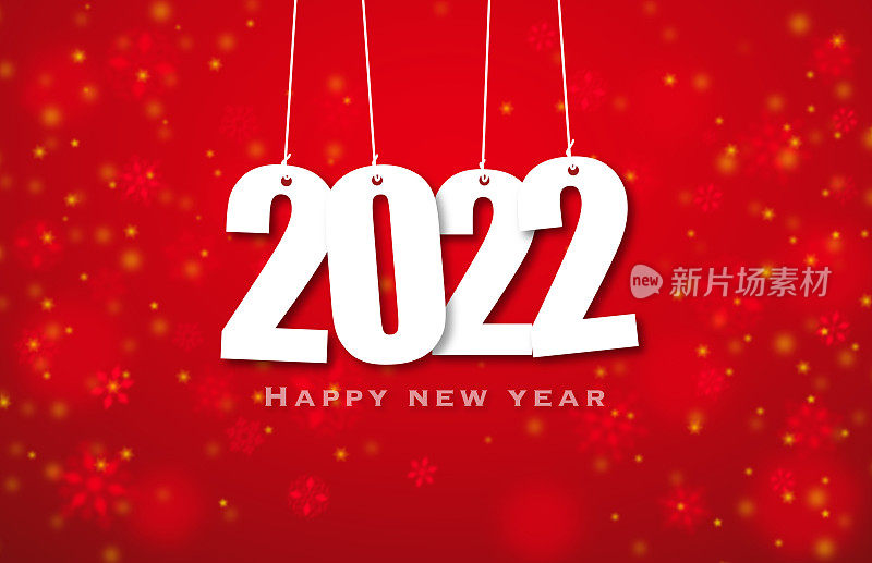 新年快乐，2022与雪花同行