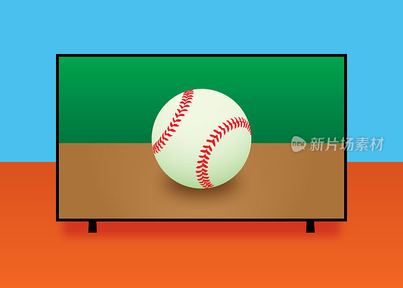 电视上的棒球