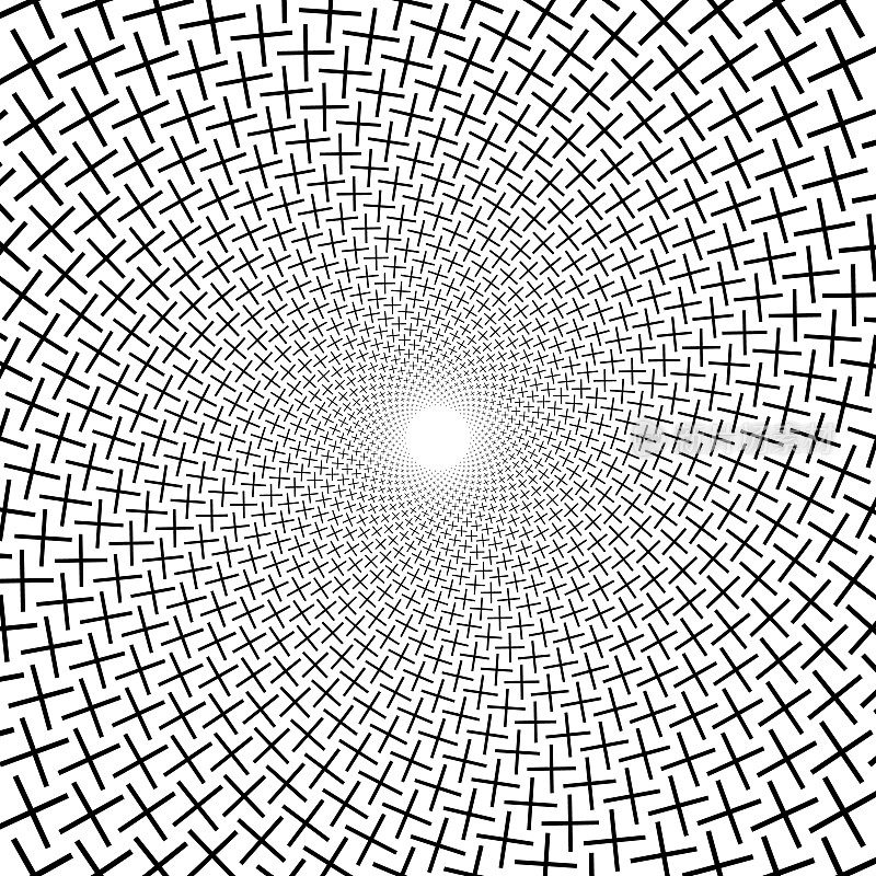 全框架圆形图案的配合加上形状,径向尺寸梯度