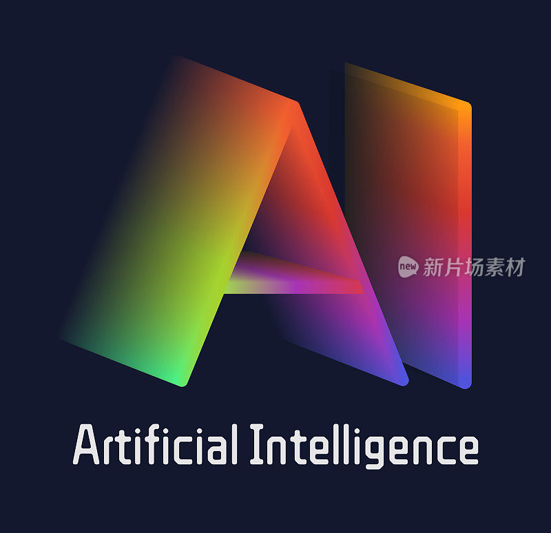 人工智能AI标志