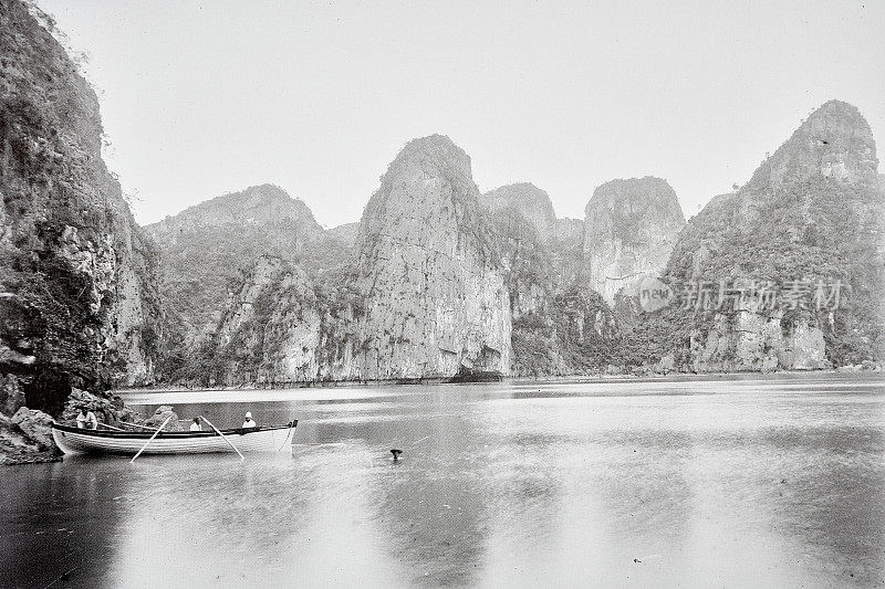 越南，下龙湾，19世纪80年代