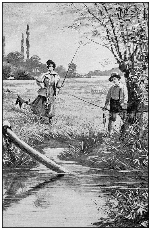 1897年的运动和消遣:钓鱼