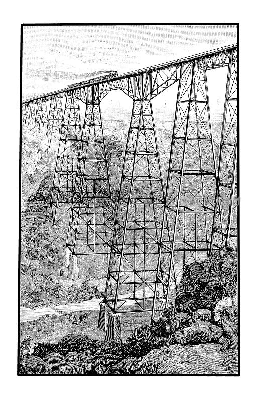 1897年的佩科斯高架桥