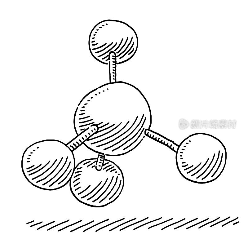 甲烷分子图