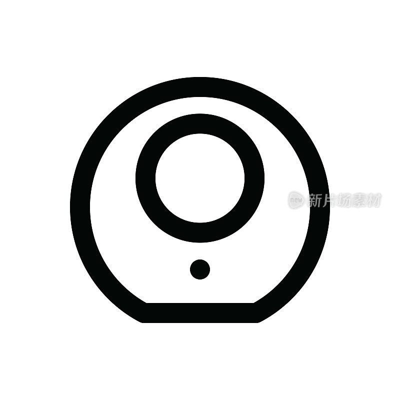 设备细线图标-可编辑笔画