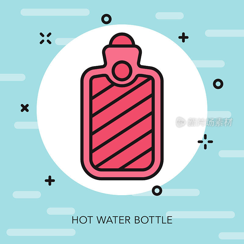 热水瓶冬季运动图标