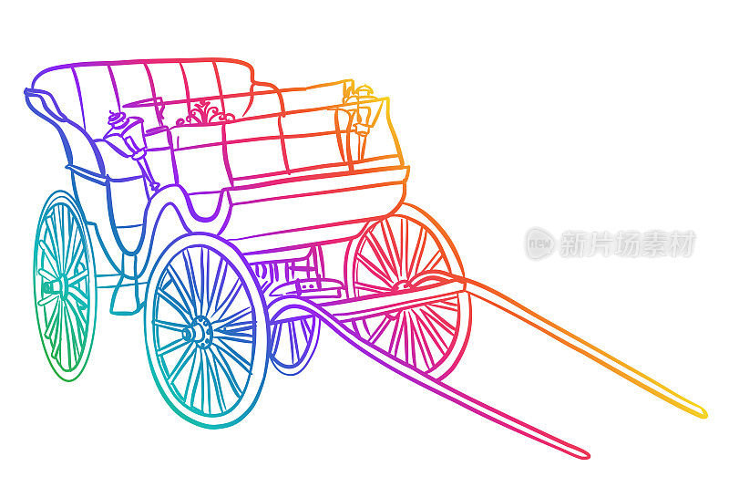 历史上的马车彩虹