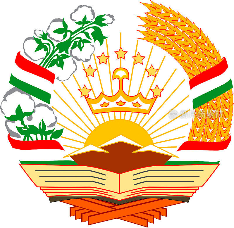 塔吉克斯坦共和国盾形纹章