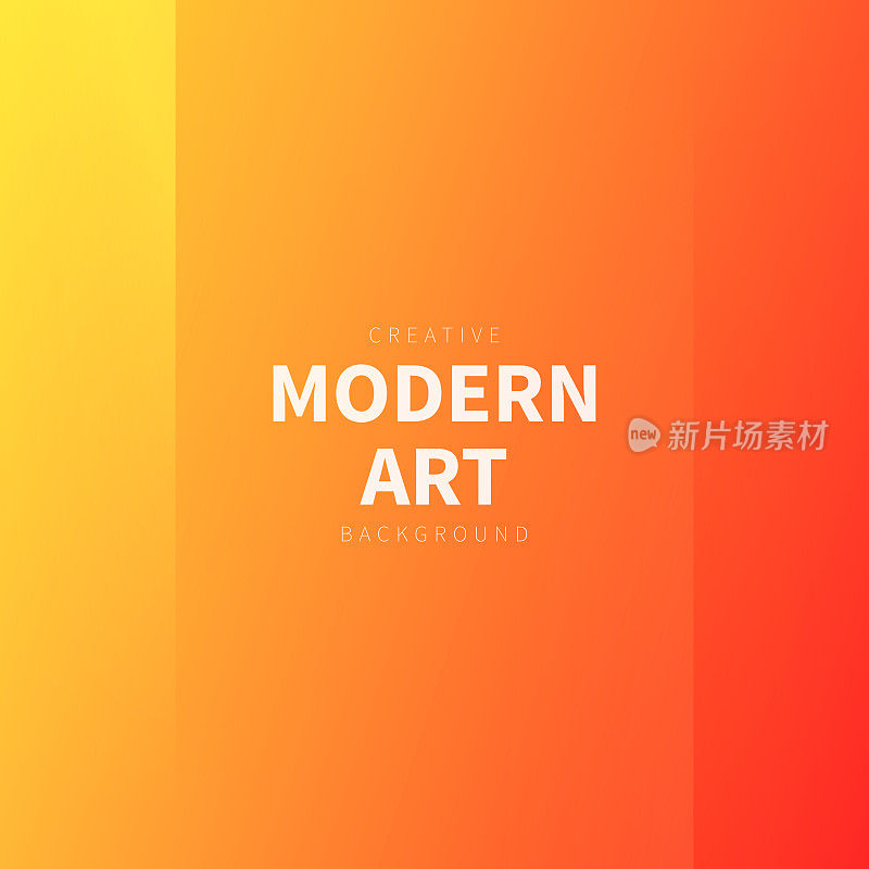 现代抽象背景-橙色渐变