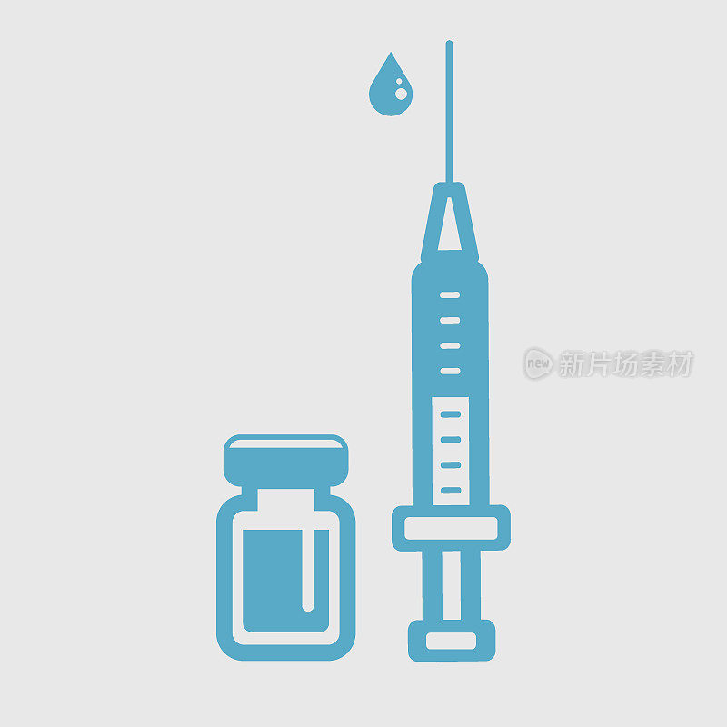 Vector注射器注射图标