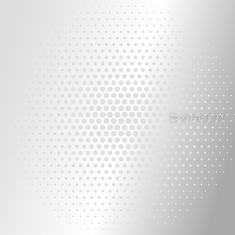 呈蜂窝状的灰色扁平点,呈径向大小梯度。