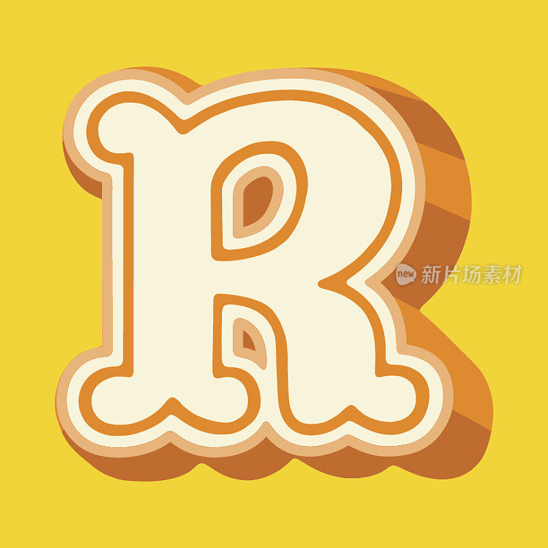 字母R