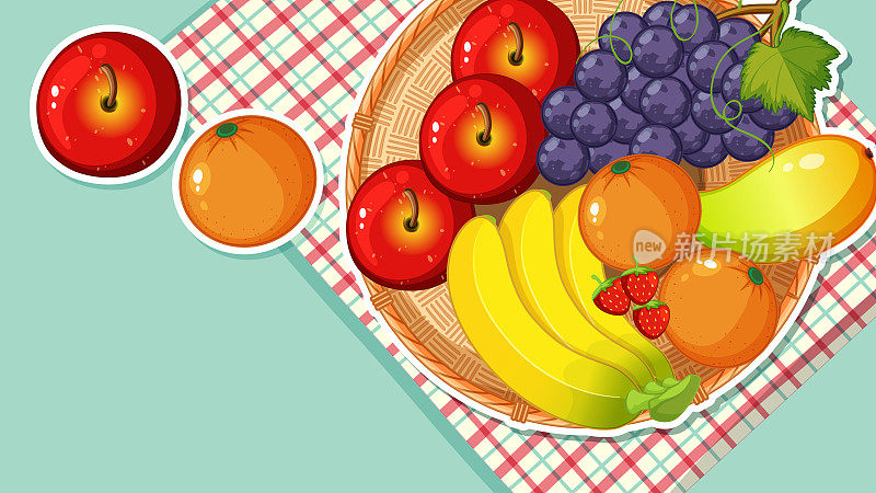 缩略图设计与许多水果在表