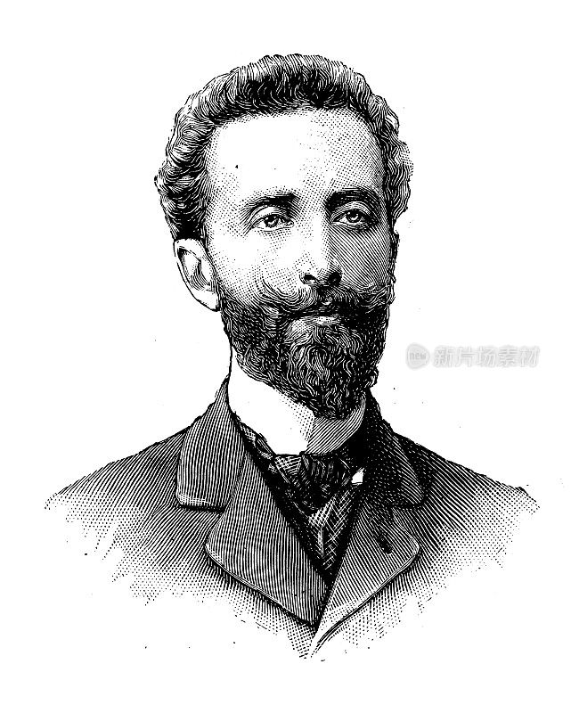 古董插图:Grosjean