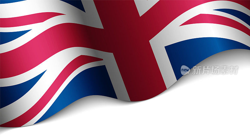 EPS10矢量爱国背景与英格兰国旗的颜色。