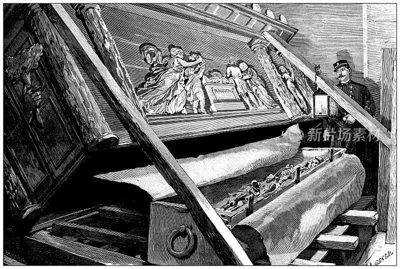 仿古形象:卢梭出土,万神殿