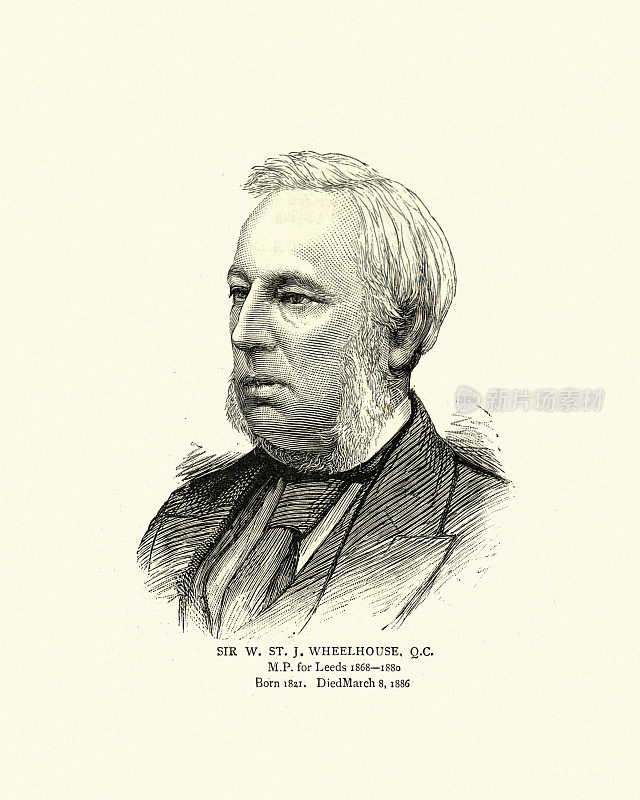 威廉・圣・詹姆斯・惠尔豪斯，英国律师，国会议员，19世纪