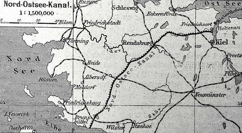 19世纪的德国地图