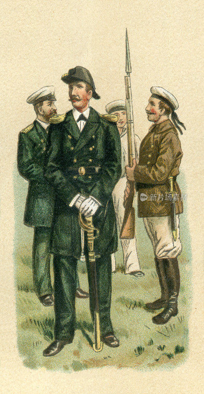 俄国士兵，1897年
