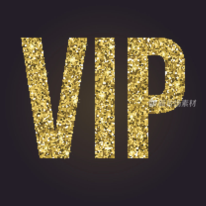 金色象征专属，品牌VIP熠熠生辉。
