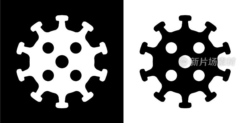 Covid-19分子图标