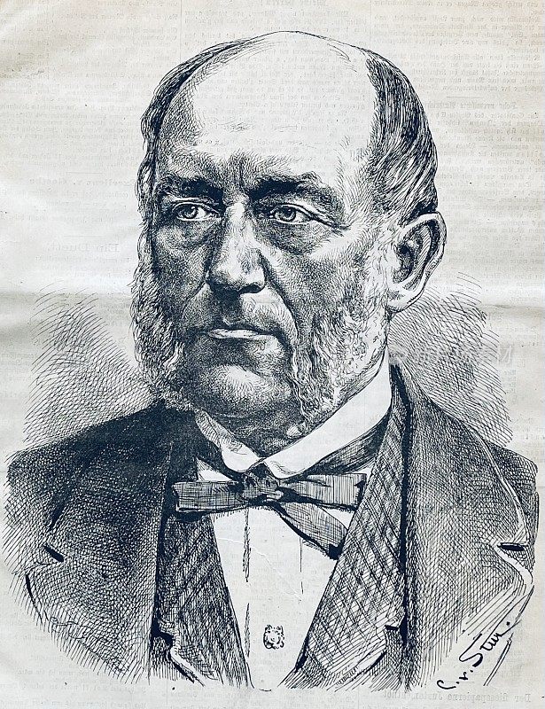 卡尔・弗莱赫尔・冯・罗基坦斯基,奥地利病理学家,政治家和哲学家。