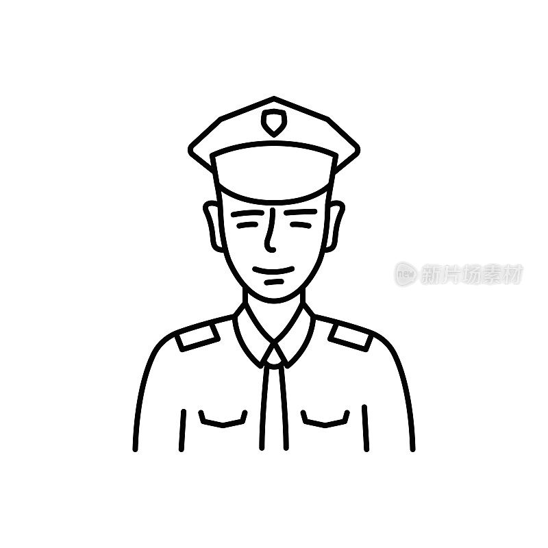 警察一行图标