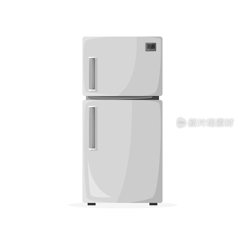 冰箱图标平面设计。