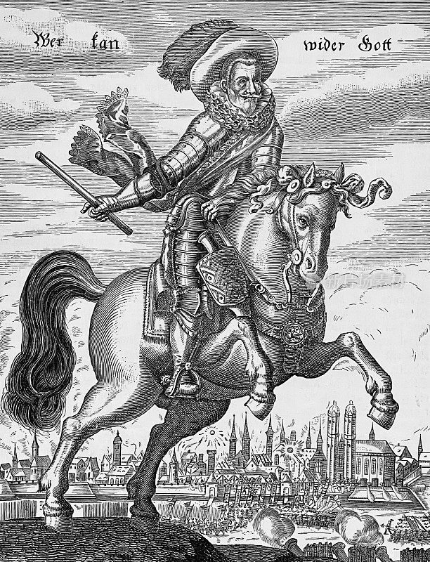 1631年马格德堡围攻，蒂利将军在最前面