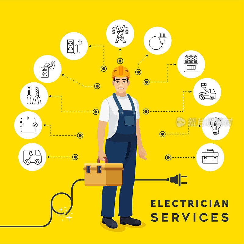 电工服务概念设计。