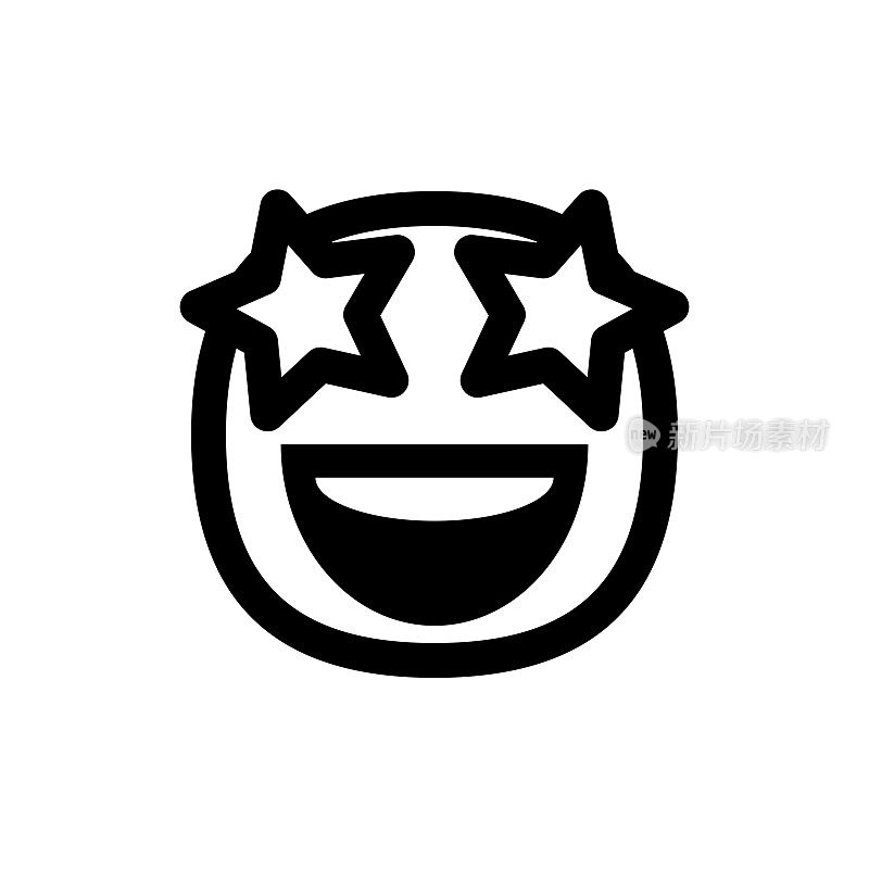 表情符号线条艺术