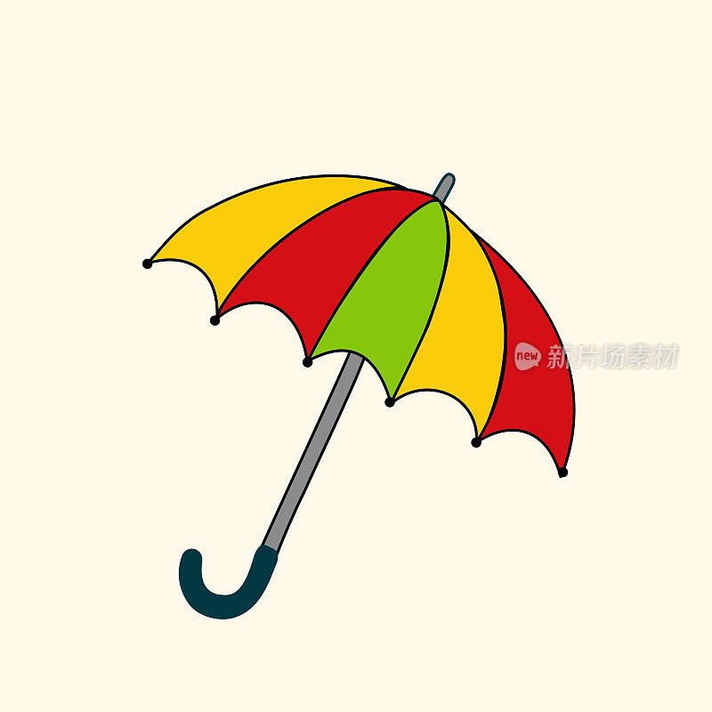 伞的背景。