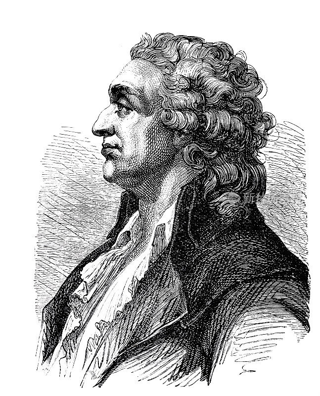 法国大革命:孔多塞侯爵，哲学家，数学家和政治家