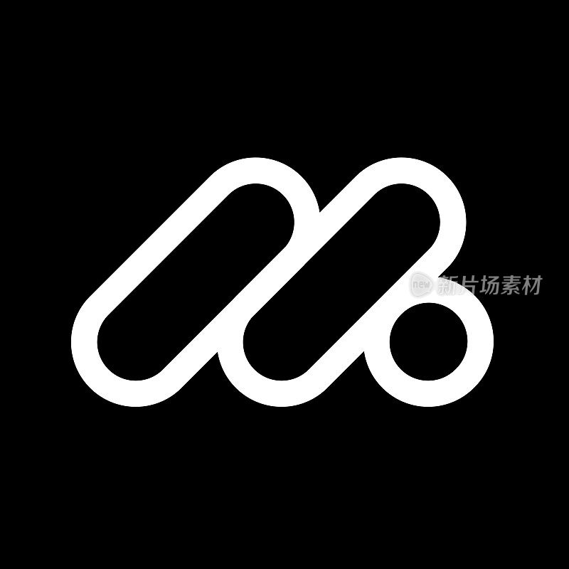 字母M标志