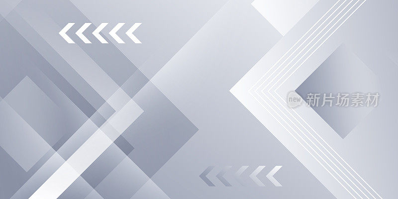 现代抽象灰色和白色高科技几何最小背景