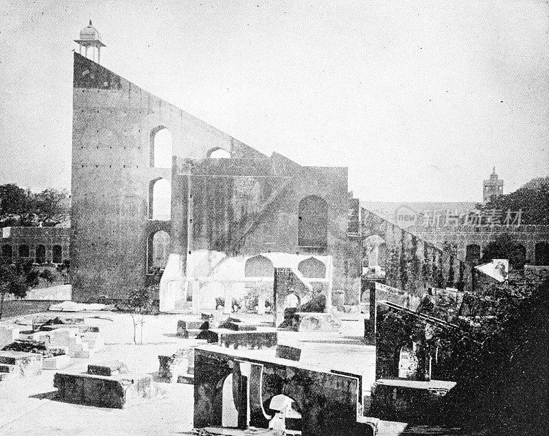 1895年印度的人物和地标:杰普尔拉贾・杰・辛的天文台