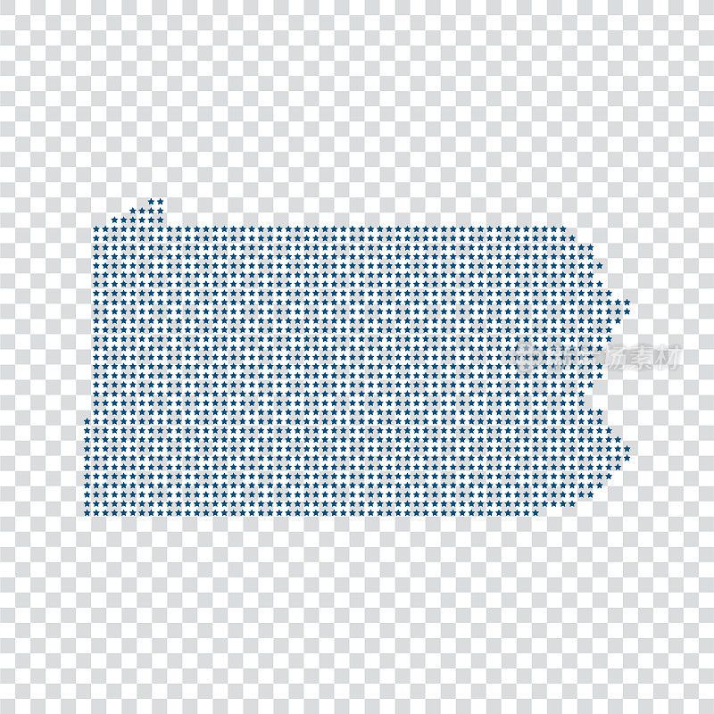宾夕法尼亚州的地图