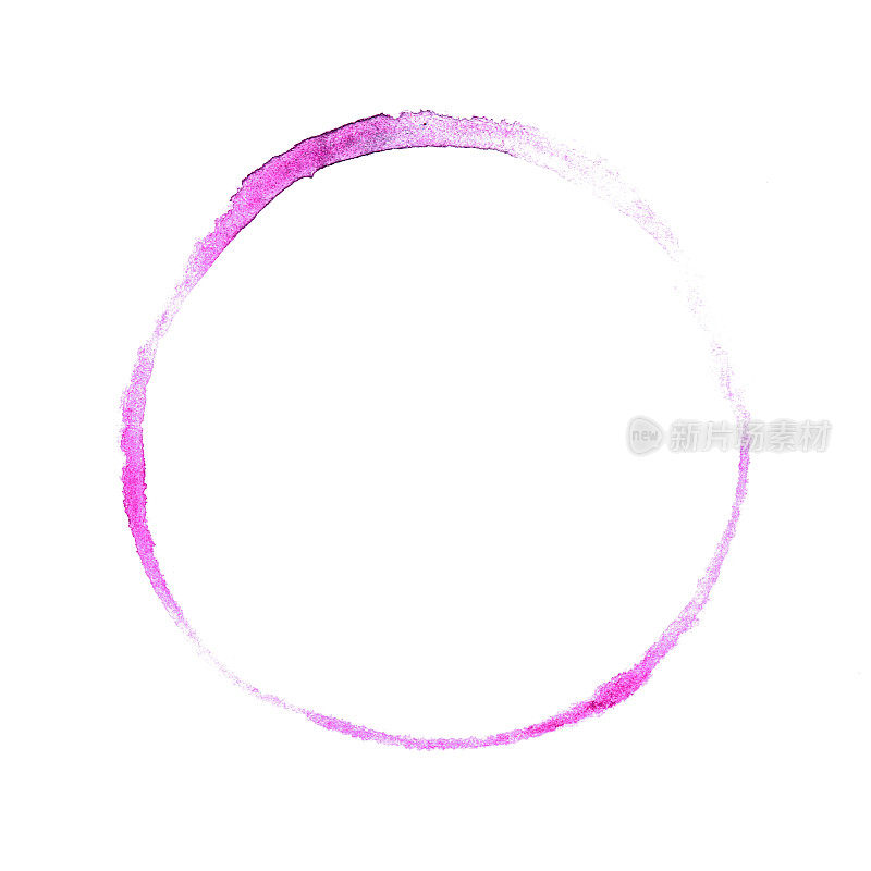漆成紫色的圆