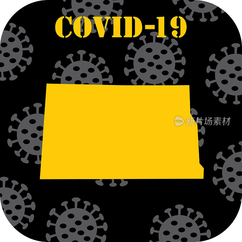 COVID-19北达科他州Icon