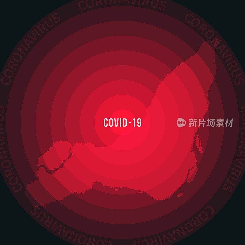 蒙特利尔岛COVID-19传播地图。冠状病毒爆发