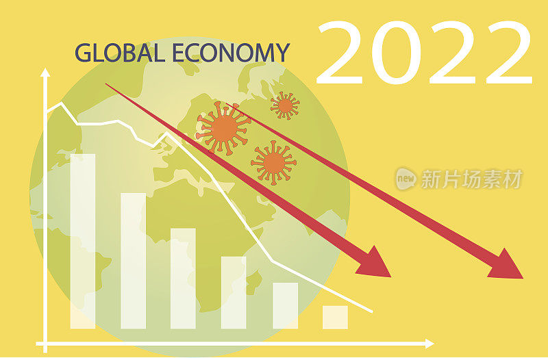 2019冠状病毒病(COVID-19)导致2022年全球经济下滑，这是大流行导致的长期危机。