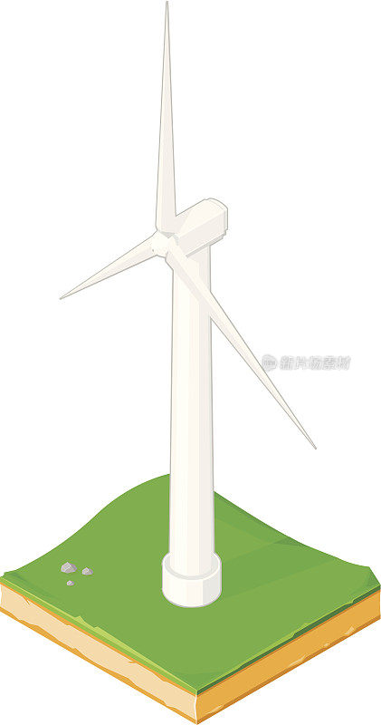 风能替代能源图标