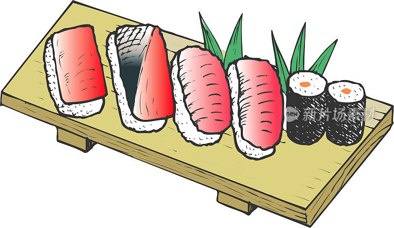 Edomae-style寿司