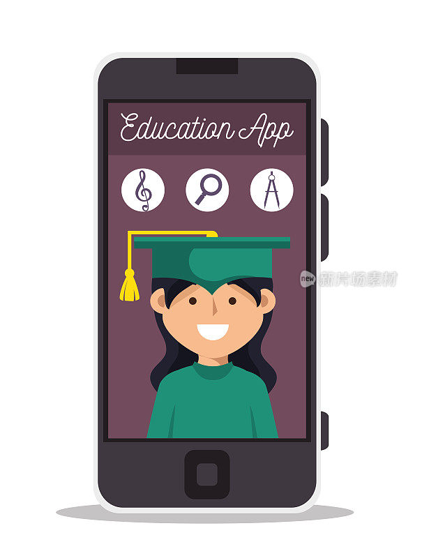 女孩app教育在线智能手机设计
