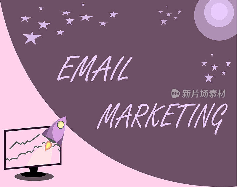 手写文本电子邮件营销。概念含义使用邮件向一群人发送商业消息