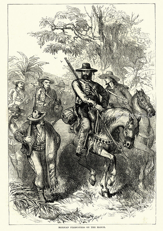 19世纪，墨西哥人对游行的阻挠