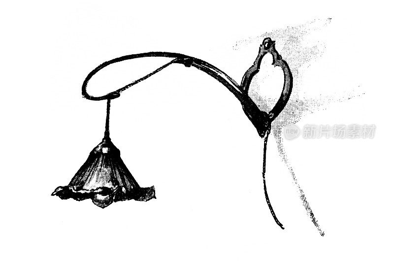 19世纪历史上各种各样的灯具